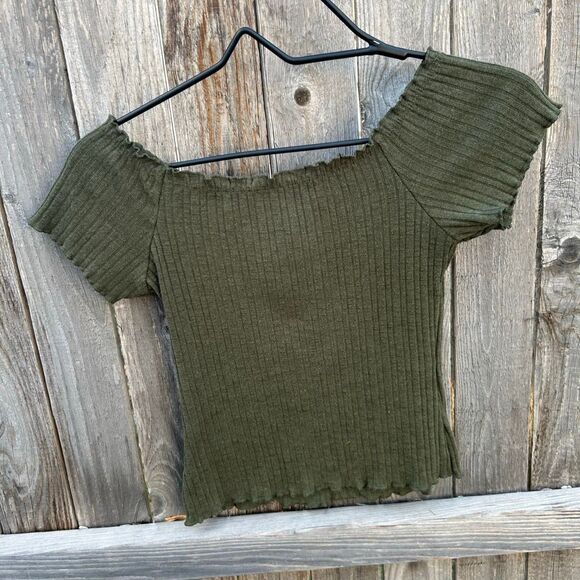 No Boundaries tshirt ribbed shirt sleeve size small - Picture 5 of 5